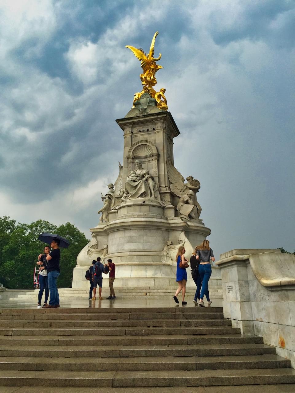 Back side of Victoria Memorial